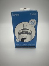 Kiinde Twist Active Latch Nipple Medium Flow 2 Count Anti Colic