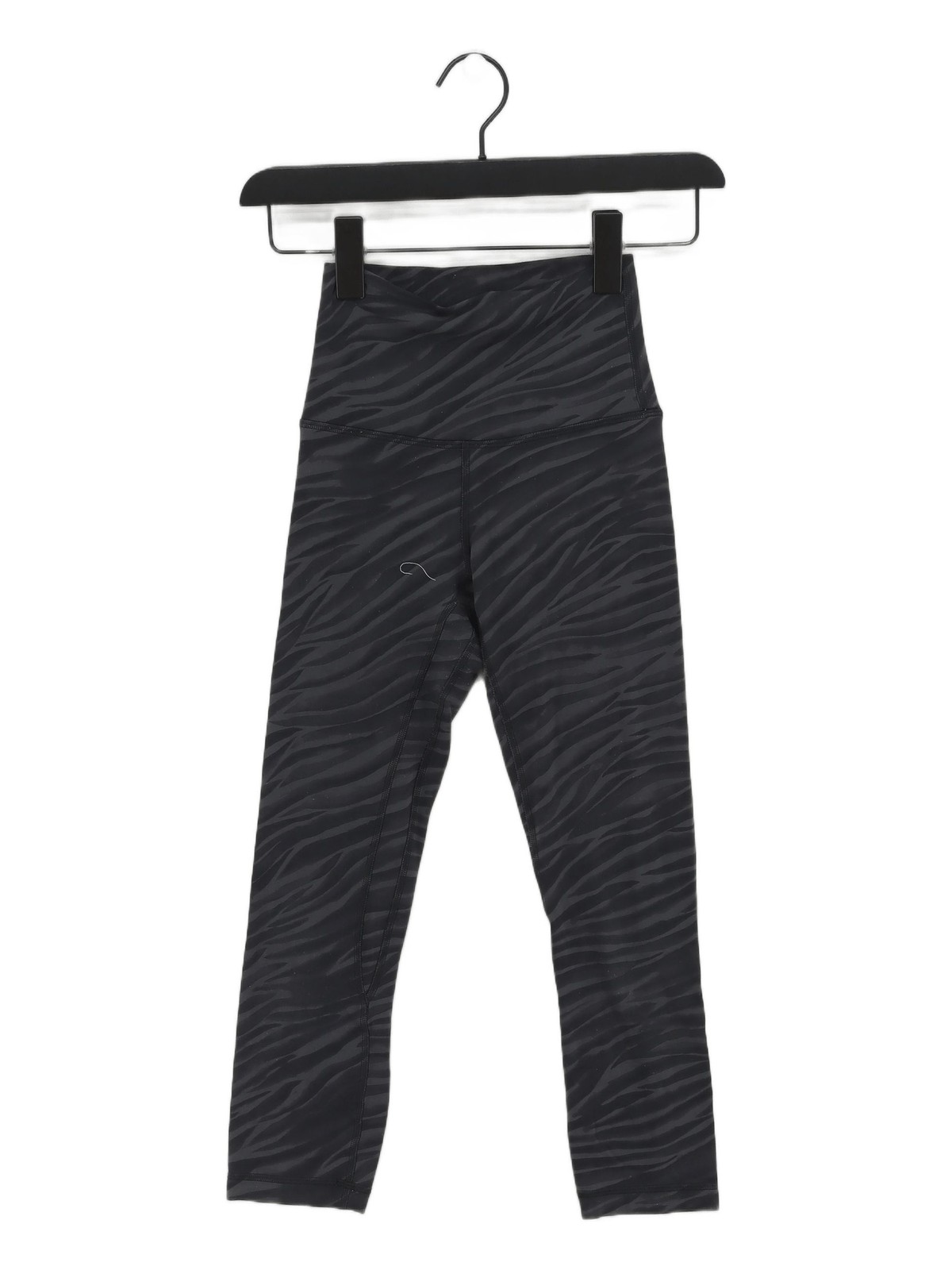 ALTRA Lululemon Leggings Donna XS Grigio Stampa Animalier 100% Altro Cropped