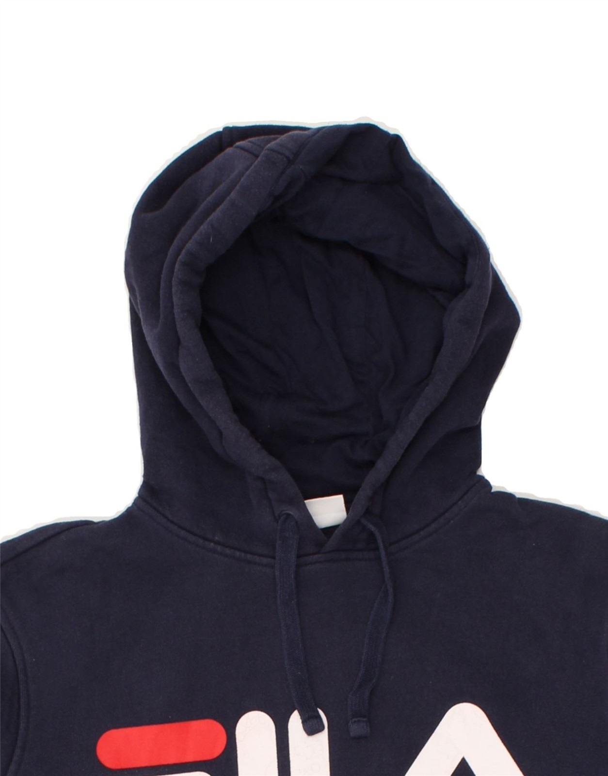 FILA Maglione Uomo Grafico con Cappuccio Piccolo Blu Navy Cotone BQ68