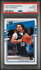 2020 PANINI DONRUSS #208 COLE ANTHONY PSA 10