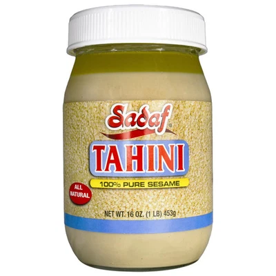 Sadaf Pure Sesame Tahini Sauce, 16 Oz Jar - Image 1 of 4