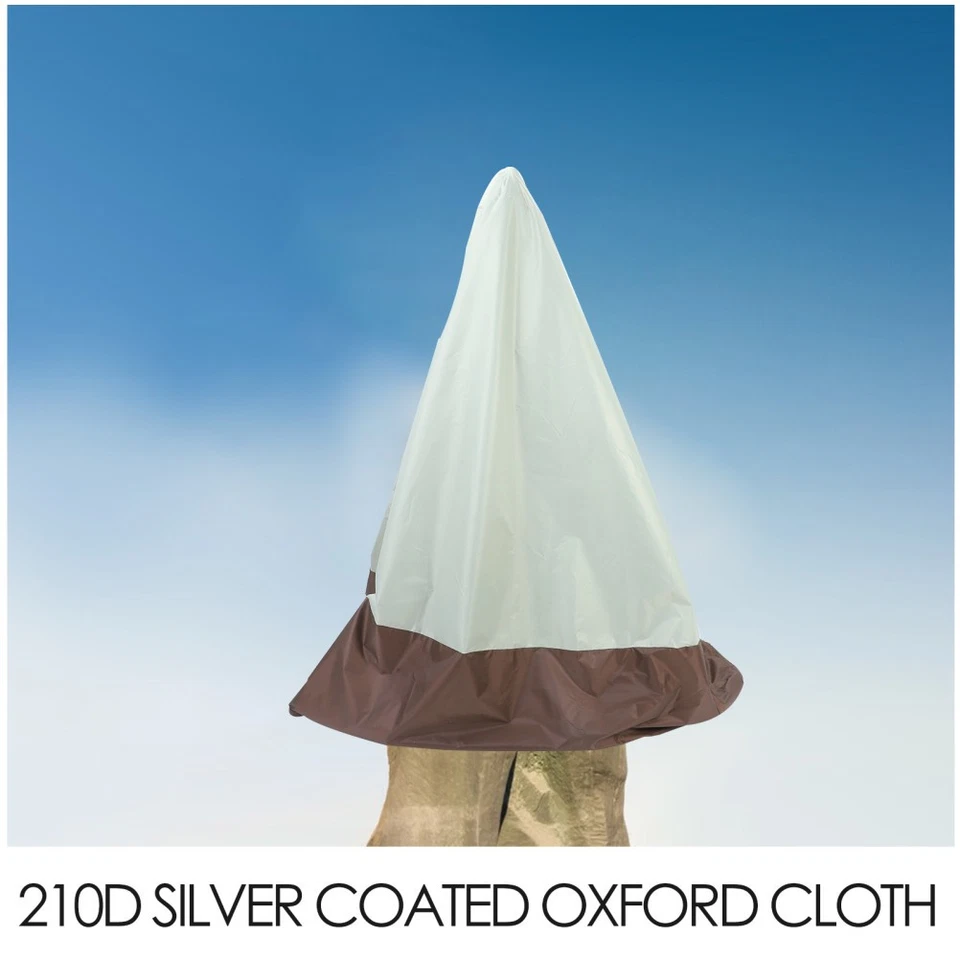 Gartenbrunnenabdeckung, wasserdichte Outdoor-Brunnenabdeckung, Saum, robustes - Bild 3 von 4