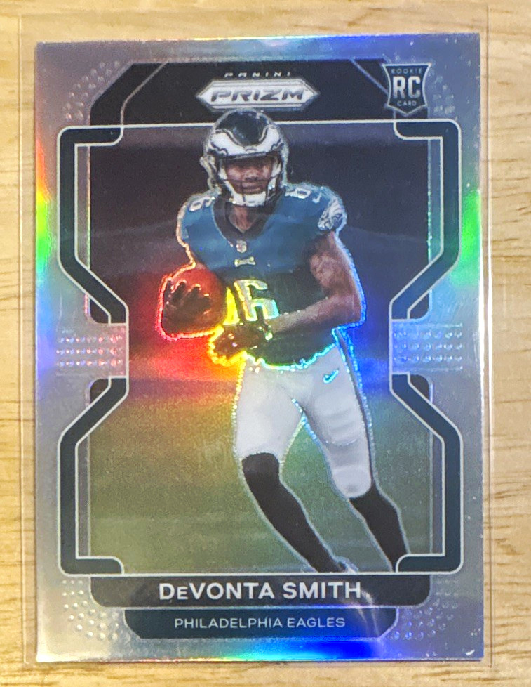 Panini 2021 Prizm DeVonta Smith Philadelphia Eagles Rookie Card #V-335