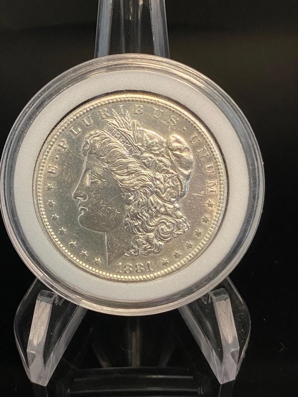 1881 s Silver Morgan Dollar uncirculated to MS condition, Good Date!