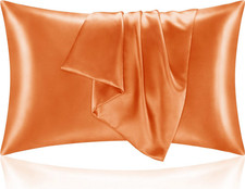 2 Bedelite Satin Pillowcases For Hair And Skin Burnt Orange