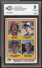 1978 Topps #708 Murphy/Lance Parrish Rookie Card BGS BCCG 9 Near Mint+. rookie card picture