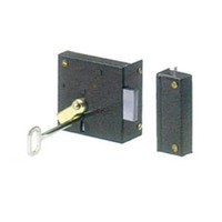 Serratura Bonaiti Zum Einbauen Art.185 Breite 60 Mm SchlüSselöFfnung 35 Mm