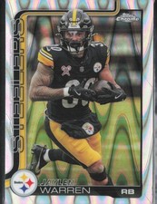 Topps Chrome NFL Jaylen Warren Raywave Refractor #253