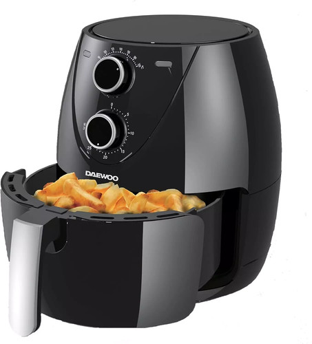 Daewoo Medium Compact 4L Air Fryer Bake Roast Grill 200° & 30min Timer Serves 5 - Picture 4 of 10