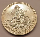 1985 Engelhard "The American Prospector" 1oz. .999 Fine Silver Round