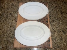 Corning Ware Casual Elegance White Oval Bowl With Lid L-30 - Set of 2