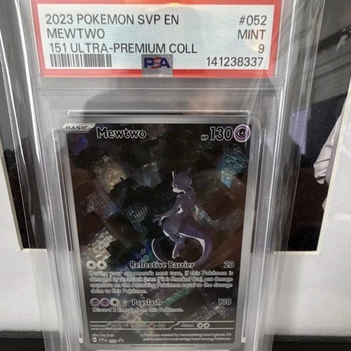 Pokémon Mewtwo 052 Sv: Scarlet & Violet Promo Holo English 2023 PSA 9