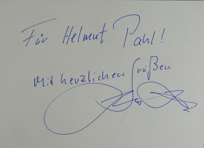 Autogramm deutscher Kabarettist Sänger Jürgen Hart (142604)