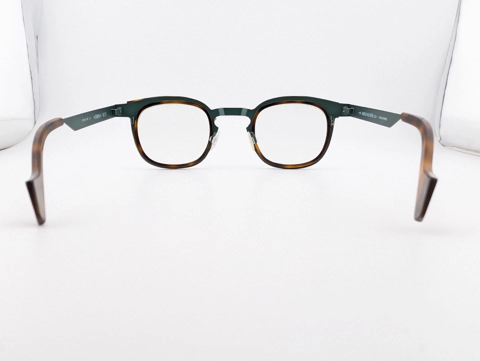 Anne et Valentin Eyeglasses, Frames Only, Owen 9C15 Tort/Grn, 45-26-145, France - Image 4 of 4