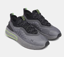 Under Armour UA HOVR Phantom 4 Reflect Mens Size US 11 Grey Green Running Shoes✅