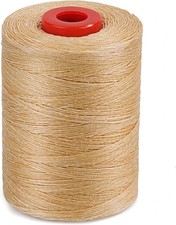 Waxed Thread, 550Yards Leather Thread for Hand Sewing, Wax String, Heavy Duty Li
