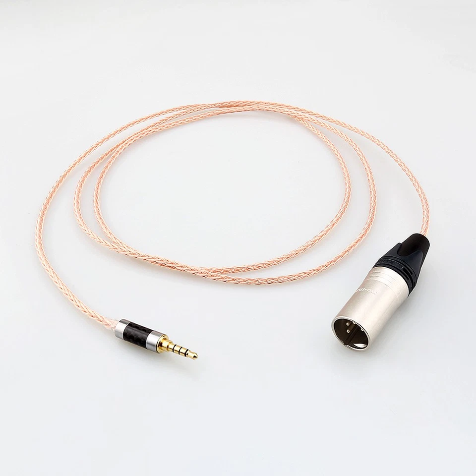 HiFi 3.5mm TRRS to 4 Pin XLR Balanced Female Male Plug Headphone Cable Adapter - Image 4 of 4