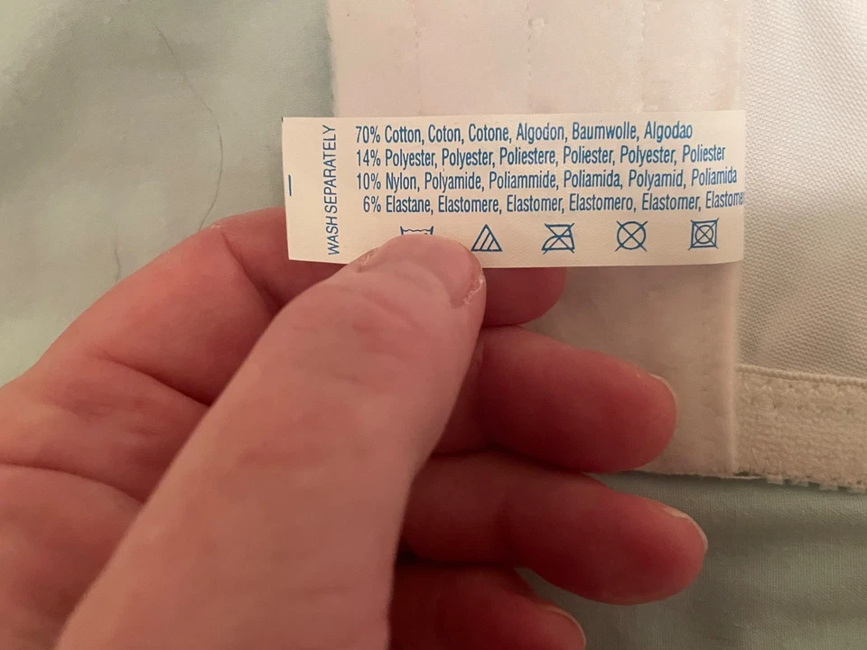 ladies white vanity fair bra, size 48DD - Image 3 of 3