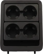 Dasbecan Front Center Console Cup Holder Replacement Compatible with black 