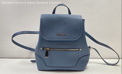 Michael Kors Harrison Medium Saffiano Leather Backpack. \