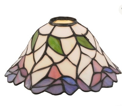 Meyda Lighting 9'' Wide Daffodil Bell Shade, Pink/Mauve/White - 14209