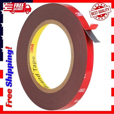 33ft Double Sided Tape Heavy Duty 3M VHB Adhesive Waterproof Auto Acrylic