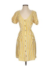Nasty Gal Inc. Women Yellow Casual Dress S