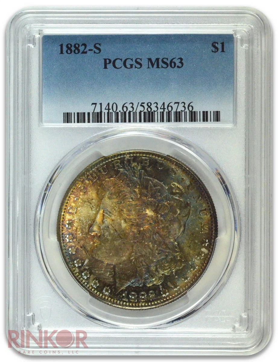 MS 63 Graded 1882 Year Morgan US Dollars (1878-1921) for sale | eBay