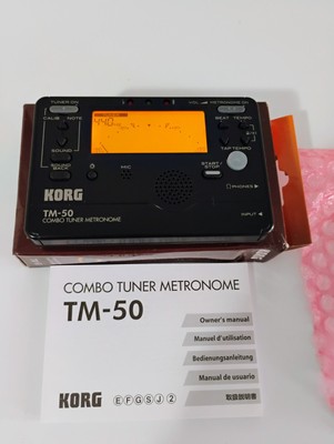 KORG TM-50 Combo Instrument Tuner and Metronome