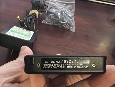 Sony Network Walkman Mp3 NW-HD5 HDD 20GB Used BLACK | eBay