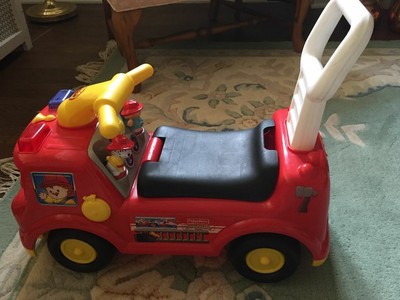 little people fire truck ride on