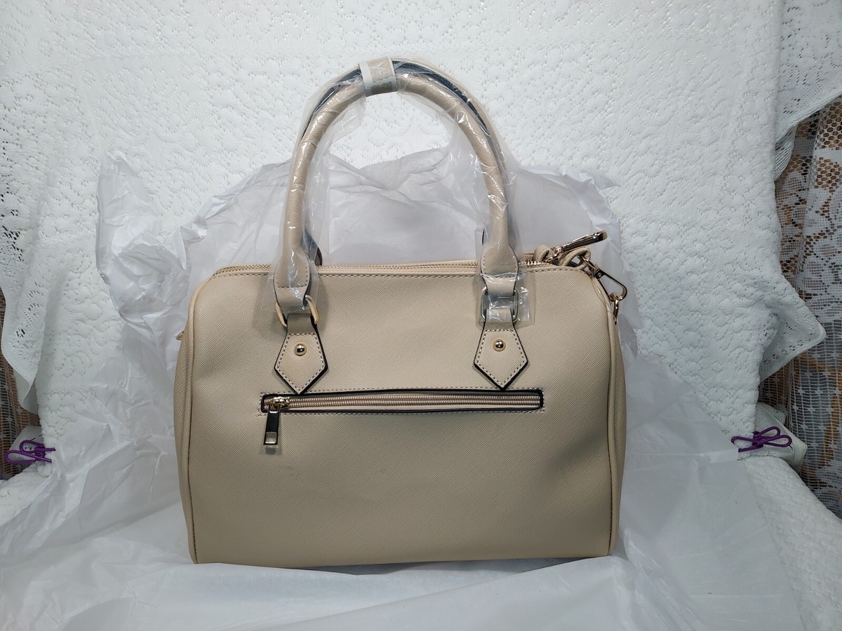 NWT Marilyn Monroe MMPURSE004 gold MM logo MK6354 NUDE Hand Bag