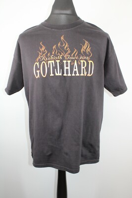 Gotthard Shirt Steve Lee Original Official Firebirth World Tour Promotion 2012