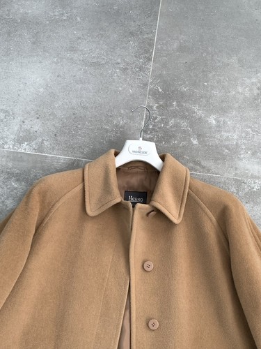 Women's HERNO Cashmere OVERSIZED Trench Coat Formal Jacket Mac IT 48 EU 44 UK 16 - Picture 9 of 24