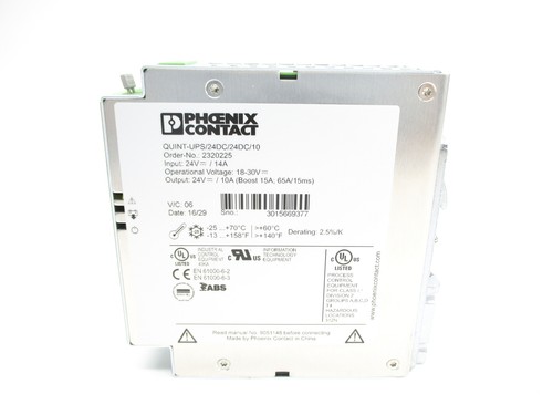 NEW PHOENIX CONTACT QUINT-UPS/ 24DC/ 24DC/10-2320225 power supply - Picture 4 of 7