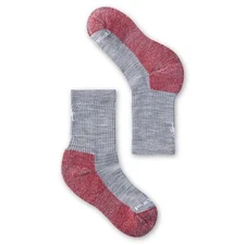 Smartwool Hike Light Cushion Kid's Crew Socks, Light Gray, Small