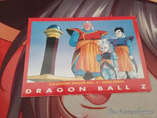 Carte Dragon Ball Z Serie Part 4 n° 21 card DBZ Panini Rouge red Rossa Shin