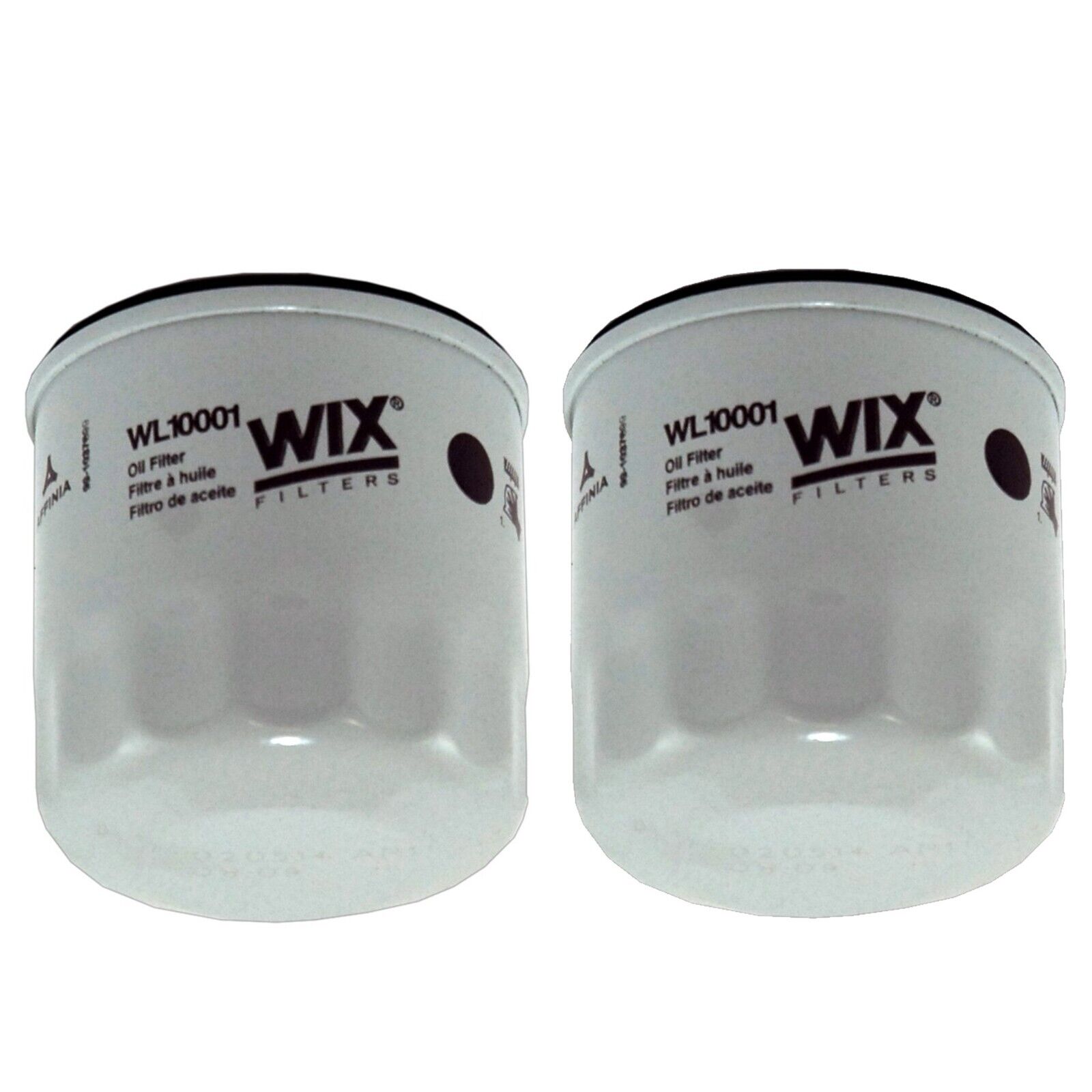 Wix Set of 2 Engine Motor Oil Filters (Spin On) For Spark 1.2L L4 StdAsp GAS FWD