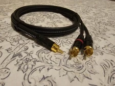 Mogami Y Adapter Subwoofer RCA Male to 2X RCA Male cable Hifi RCA Audio cable