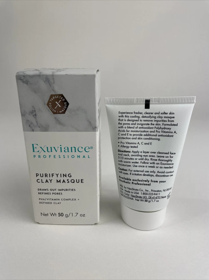 Exuviance Professional Purifying Clay Masque 50g/1.7oz NIB LOT069JA - Image 2 of 4