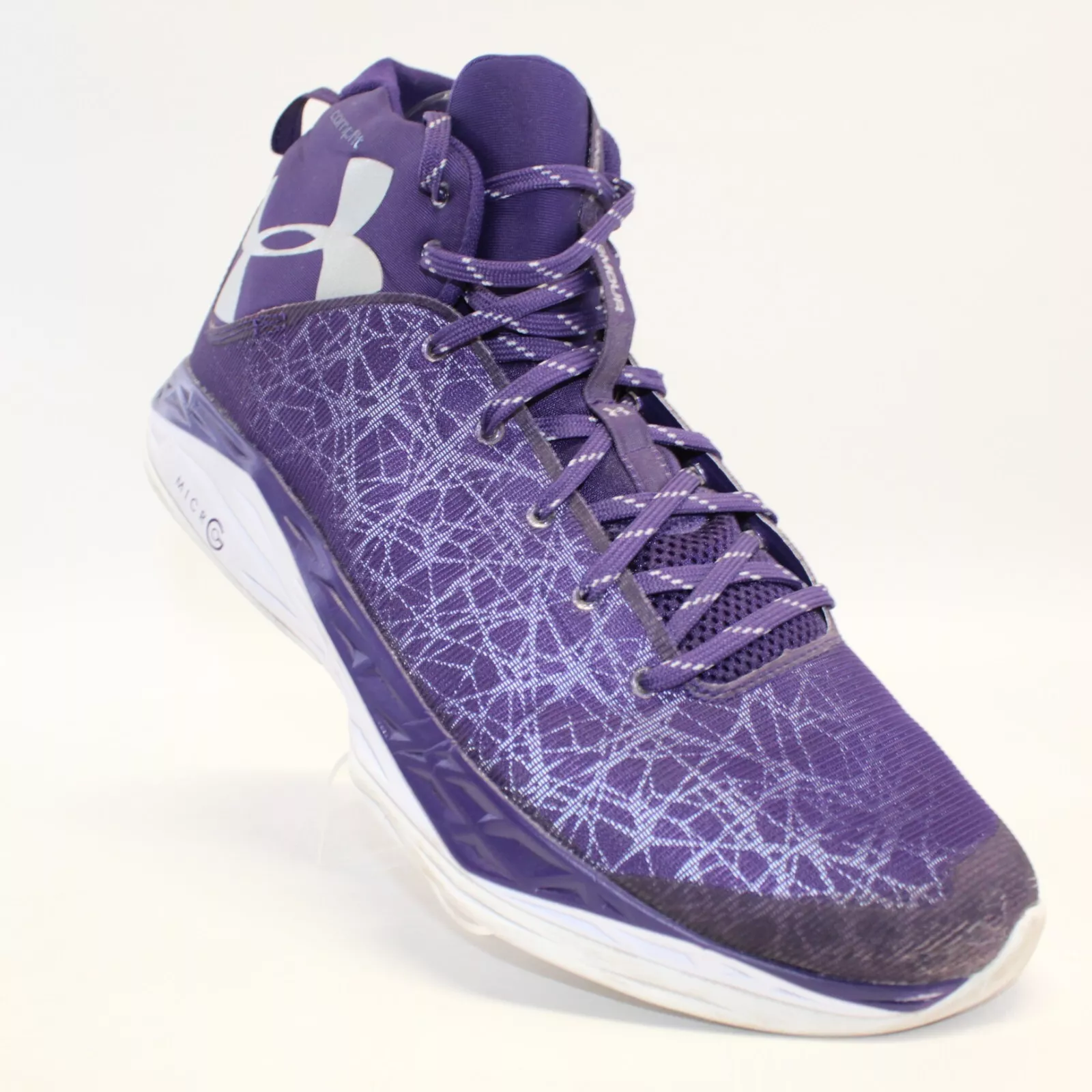 Under Armour Curry 1 homme matière noire violet taille 15 MVP All Stars 1279898 500