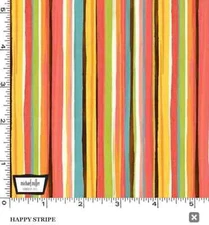 Michael Miller Fabrics~Happy Birthday Stripe~CX10900~ BTY Quilters Quality
