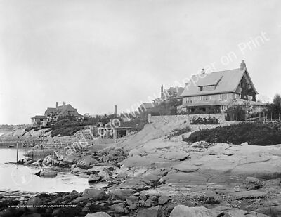 1910 Eastern Point, E Gloucester, Massachusetts Old Photo 8.5'' x 11'' Reprint
