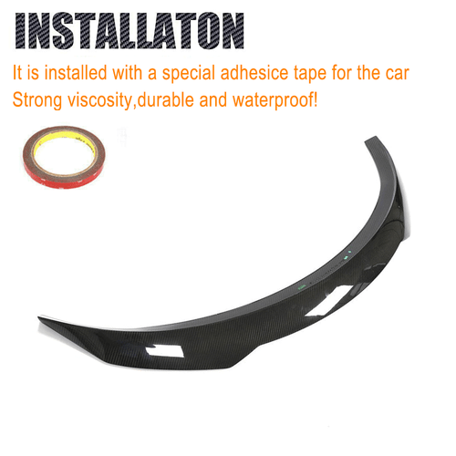 DRY Carbon Heckspoiler Spoiler Flügel Lippe Passt für Tesla Model Y 2019-2023 - Bild 7 von 9