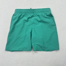Under Armour Woven Graphic Shorts Boys Size Large Green Loose
