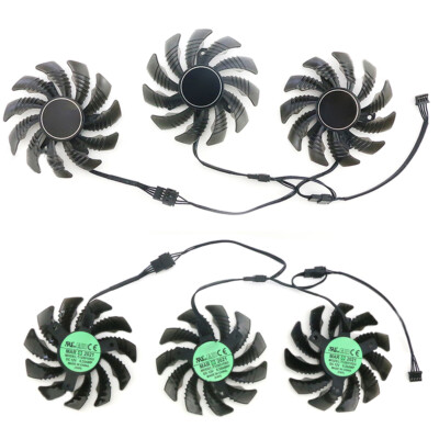 77mm For Gigabyte RTX2060 2070 2080 2080ti Graphics Card Cooling Fan T128010SU