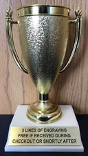 6" Cup Trophy - Free Engraving