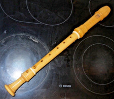 Moeck Blockflöte Rottenburgh Alt /Ahorn/Bein Verzierungen/gerundeter Luftkanal!