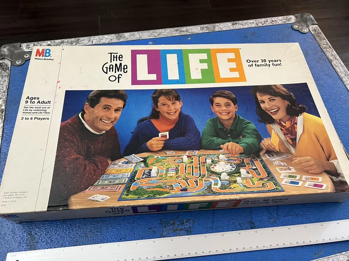 Vintage 1991 The Game of Life Board Game Milton Bradley