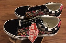 Vans Old Skool Rose Animal Checkered Size 4.5 Men s NWT